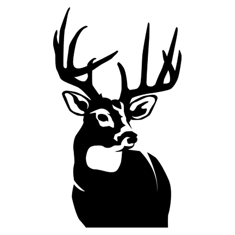 Car window decal truck outdoor sticker hunting hunt buck head deer