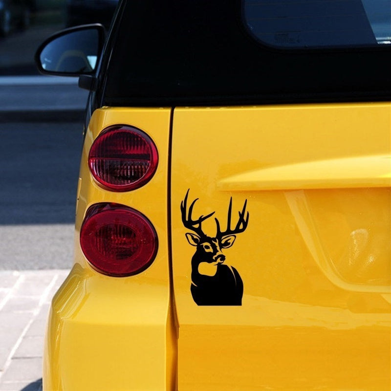 Car window decal truck outdoor sticker hunting hunt buck head deer