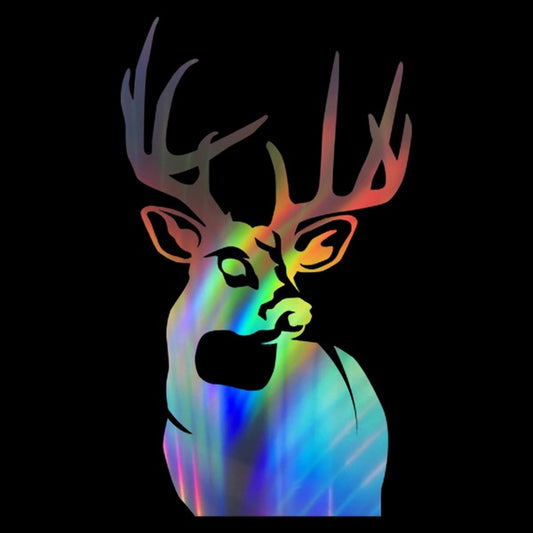 Car window decal truck outdoor sticker hunting hunt buck head deer