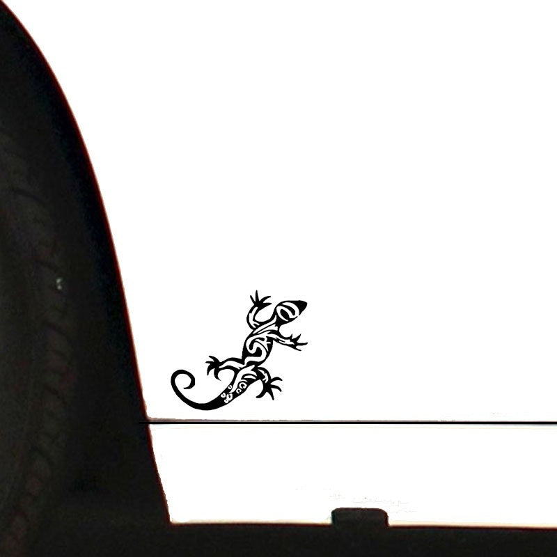 12.5cm*10.9cm Fashion Vinyl Lizard Decor Car Stickers Bumper Car Window  Decals Car Styling Accessories
