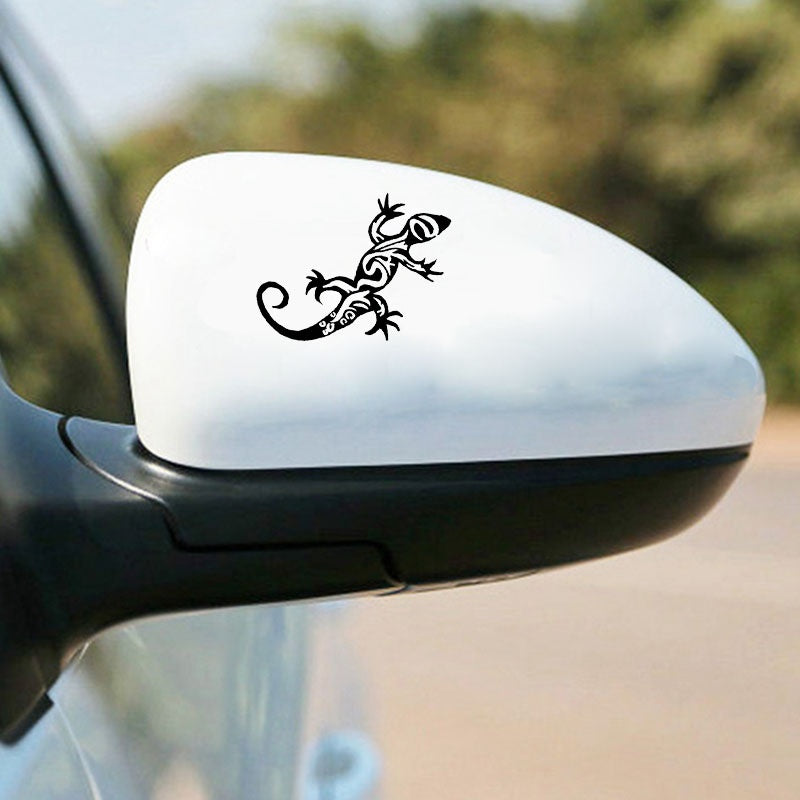 12.5cm*10.9cm Fashion Vinyl Lizard Decor Car Stickers Bumper Car Window  Decals Car Styling Accessories