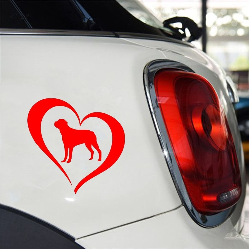 14cm*13.8cm ROTTWEILER DOG Creative Fashion Cute Pet Car Sticker Decoration Vinyl Decals