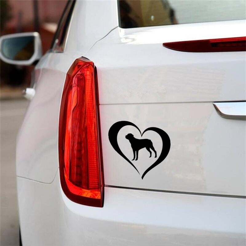 14cm*13.8cm ROTTWEILER DOG Creative Fashion Cute Pet Car Sticker Decoration Vinyl Decals