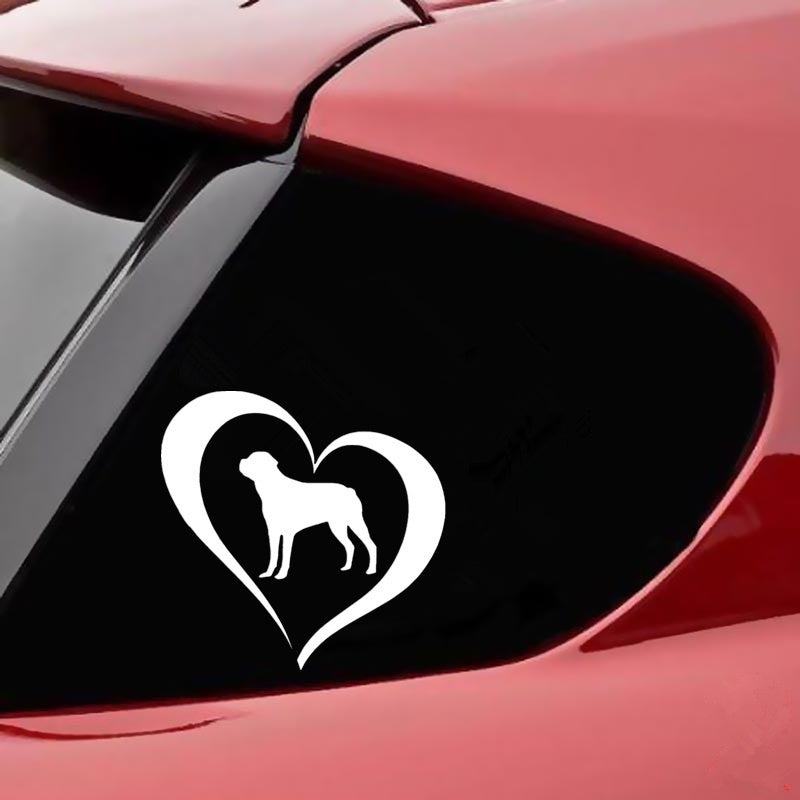 14cm*13.8cm ROTTWEILER DOG Creative Fashion Cute Pet Car Sticker Decoration Vinyl Decals