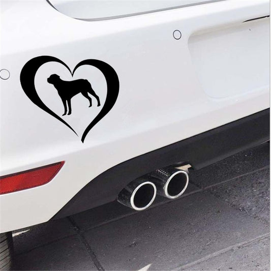 14cm*13.8cm ROTTWEILER DOG Creative Fashion Cute Pet Car Sticker Decoration Vinyl Decals