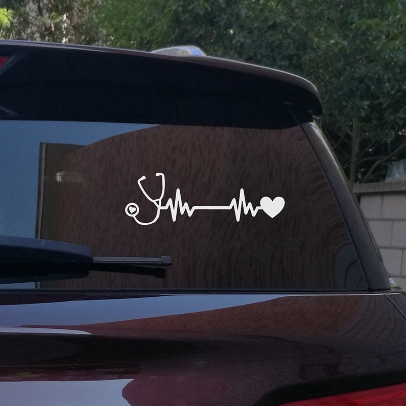 20cm*7cm Doctor Nurse Office Clinic Art Wall Decals Car Styling Car Sticker Accessories Vinyl Decal 6 Colors