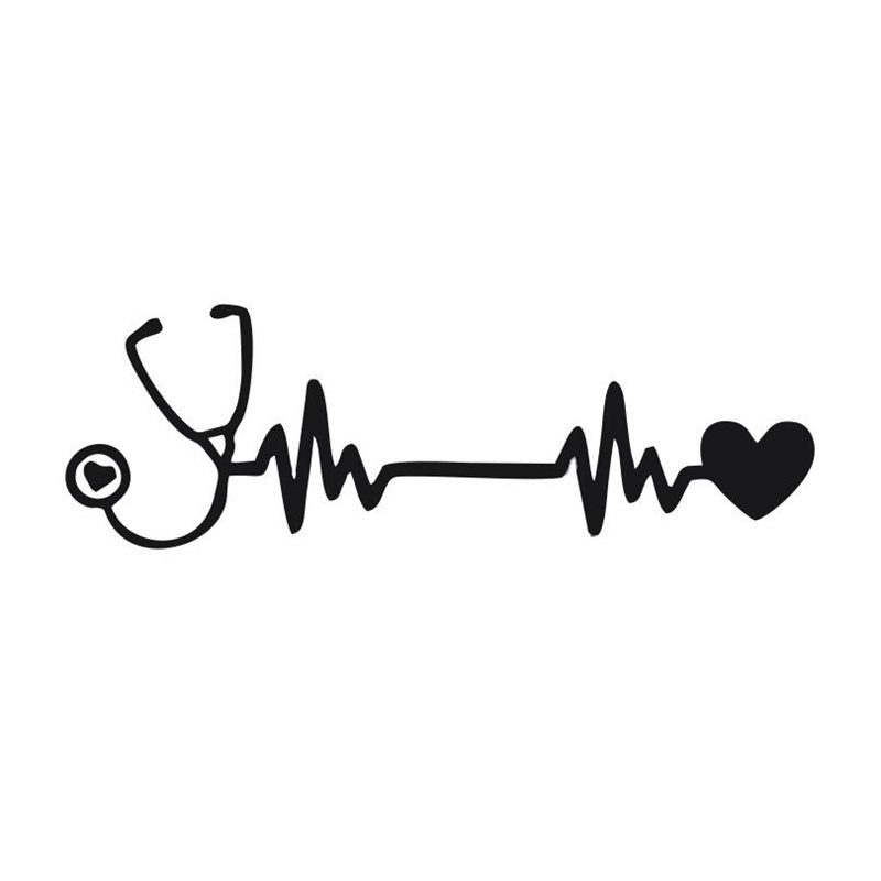 20cm*7cm Doctor Nurse Office Clinic Art Wall Decals Car Styling Car Sticker Accessories Vinyl Decal 6 Colors