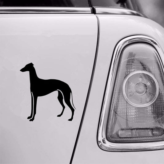 14.8CM*15.2CM Dog Car Styling Decoration Decal Fashion Window Decoration Cartoon Car Sticker 6 Colors