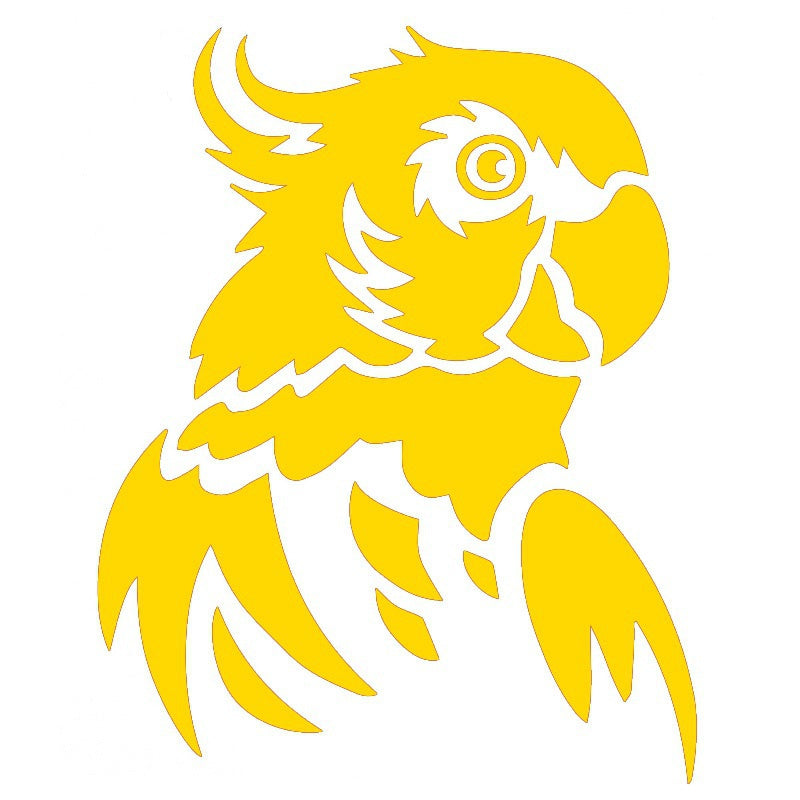 12cm*15.1cm Parrot Car Sticker Vinyl Decal Car Styling Home Decoration Window Sticker