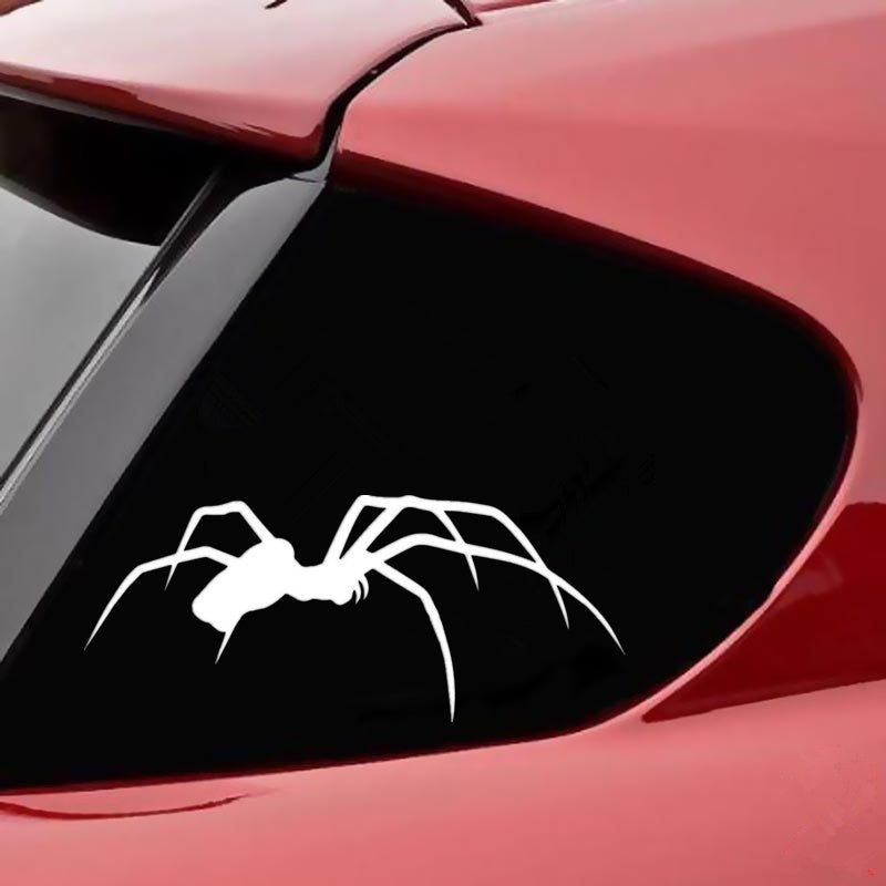17.8cm*7.6cm Funny Spider Crawling Car Decor Car Sticker Car Styling Waterproof Vinyl Decal