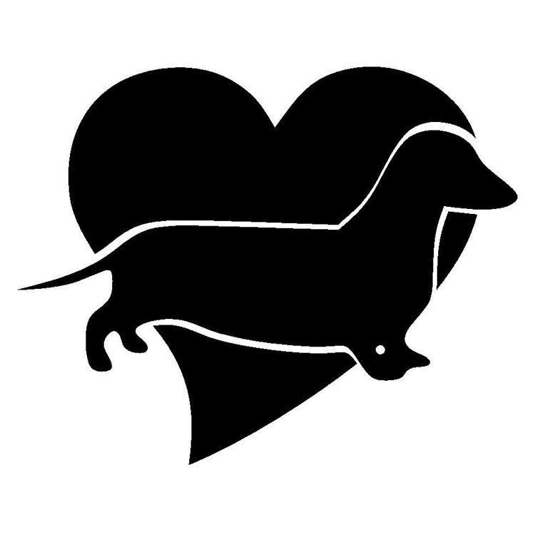 12.7cm*10cm I Love My Dog Car Sticker Car Window Decal Vinyl Sticker Home Decoration Personality Stickers