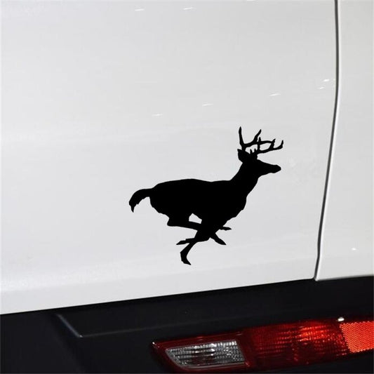 15.2cm*12.6cm Running Deer Fashion Stickers Car Styling Decal Hunting Vinyl Car Sticker