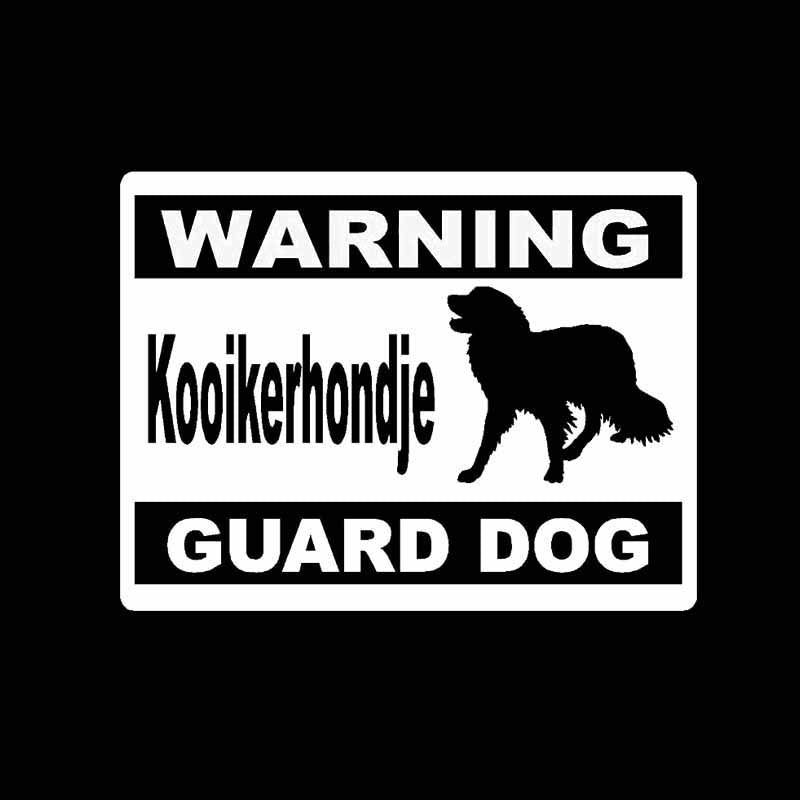 15CM*11.4CM Kooikerhondje Guard Dog Vinyl Material Car Styling Car Decal 6 Colors
