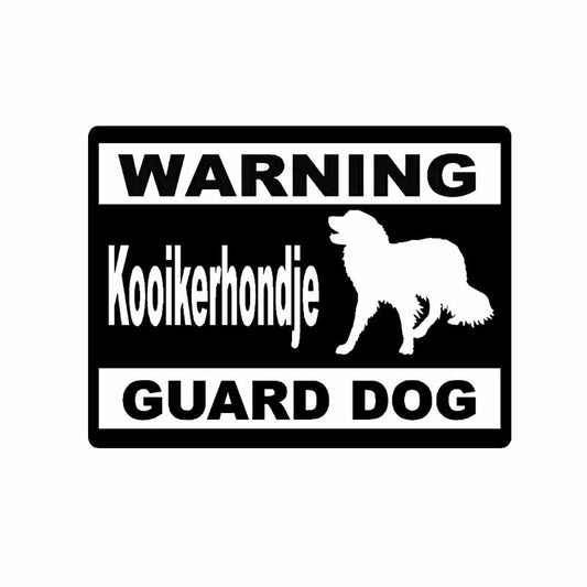 15CM*11.4CM Kooikerhondje Guard Dog Vinyl Material Car Styling Car Decal 6 Colors