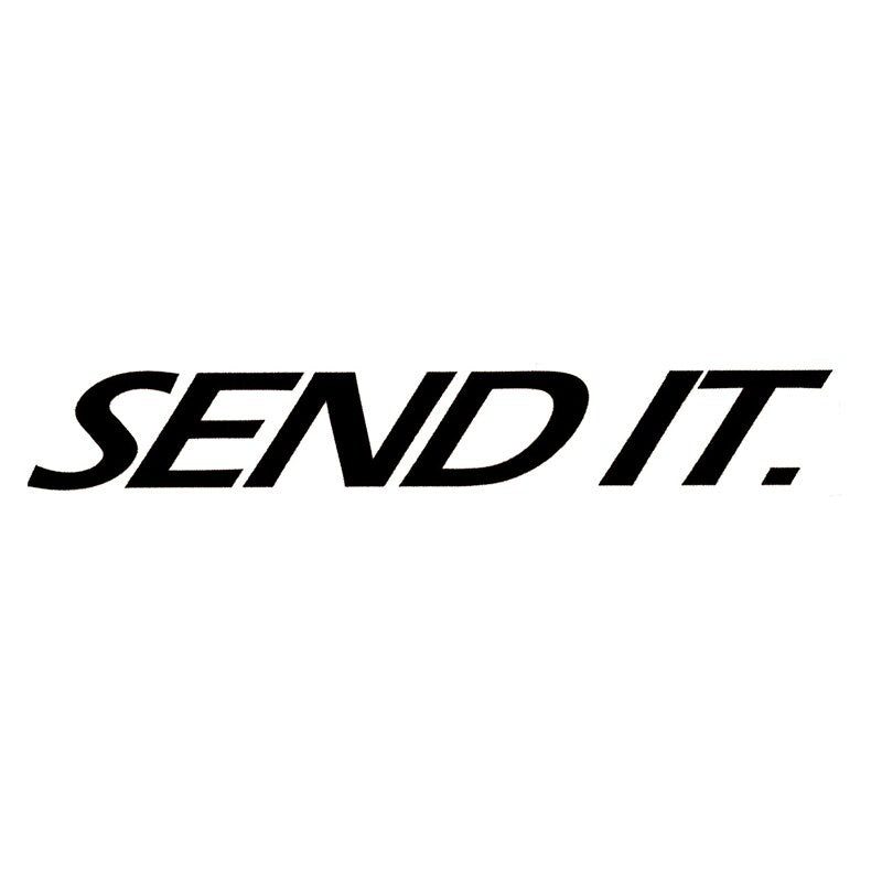 6"x33" Send It Windshield Banner Decal / Sticker Car Sticker Car Decal
