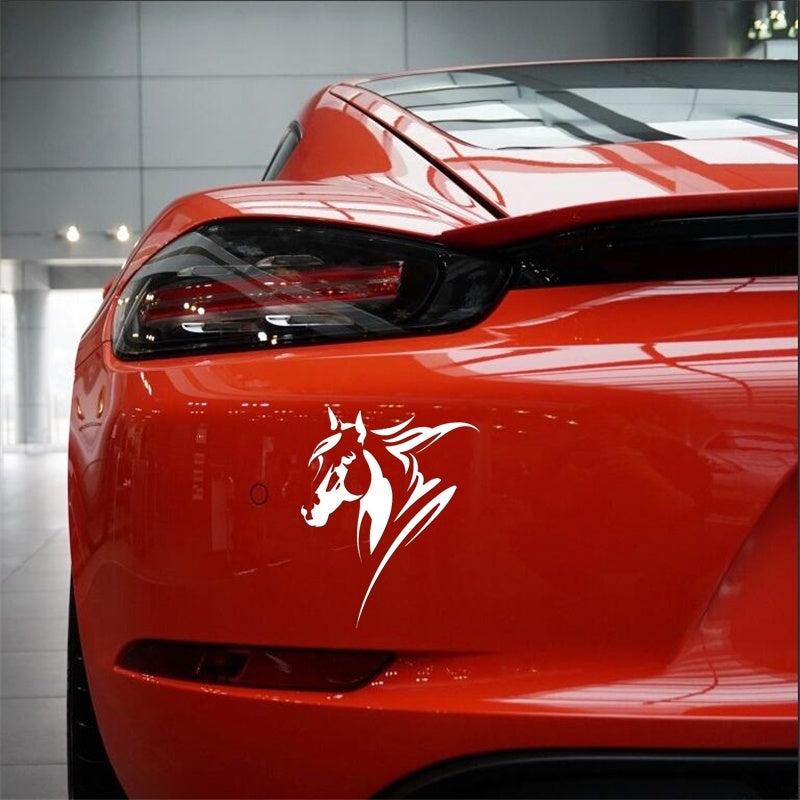 13.5cm*16.9cm Horse Animal Decals Styling Vinyl Car Sticker (6 Colors)