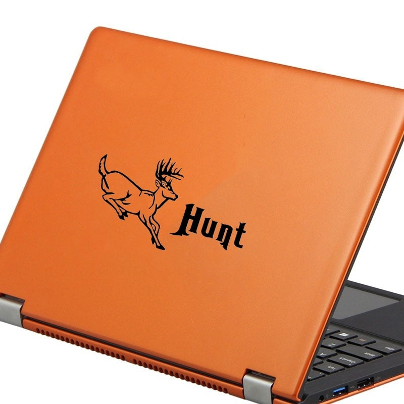 15cm*9.1cm Funny Deer Hunt Car Sticker Car-Styling Vinyl Decals Home Decoration Stickers Wall Sticker
