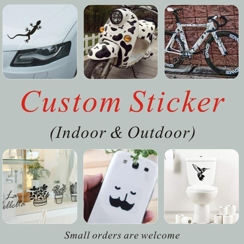 7.6cm*15.3cm Fashion Animal Wolf Car Sticker Car Window Decal Home Decoration Vinyl Stickers