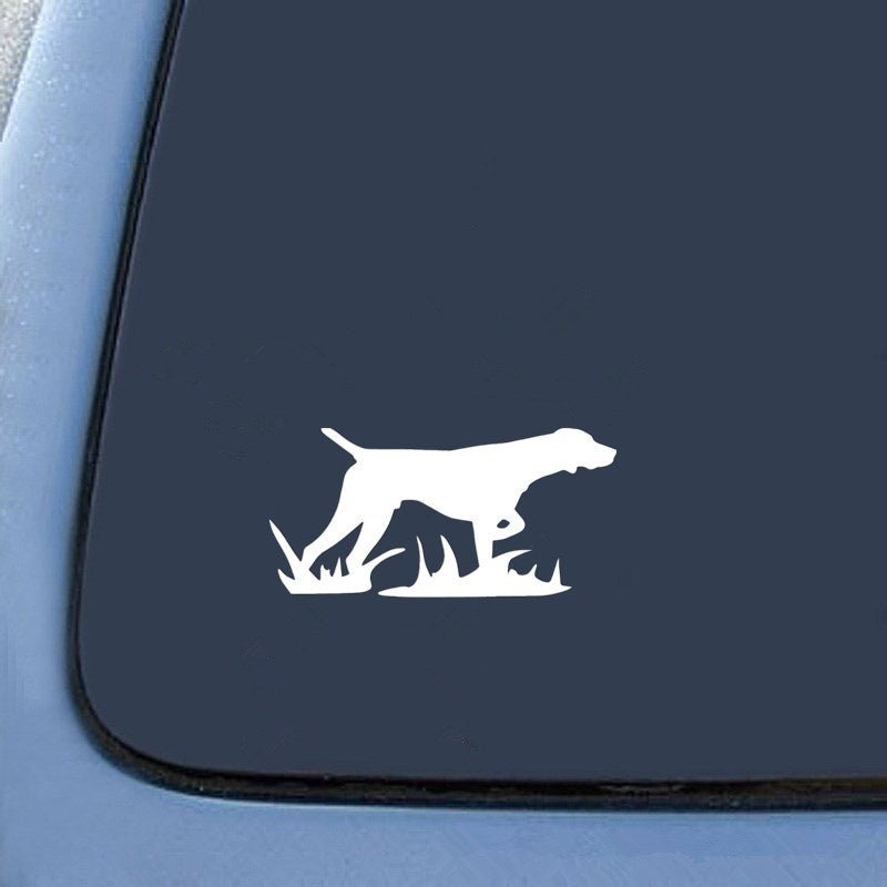 17.8cm*8.7cm Hunting Dogs Car Stickers Stylish Vivid Vinyl Decal Car Styling Bumper Accessories 6 Colors