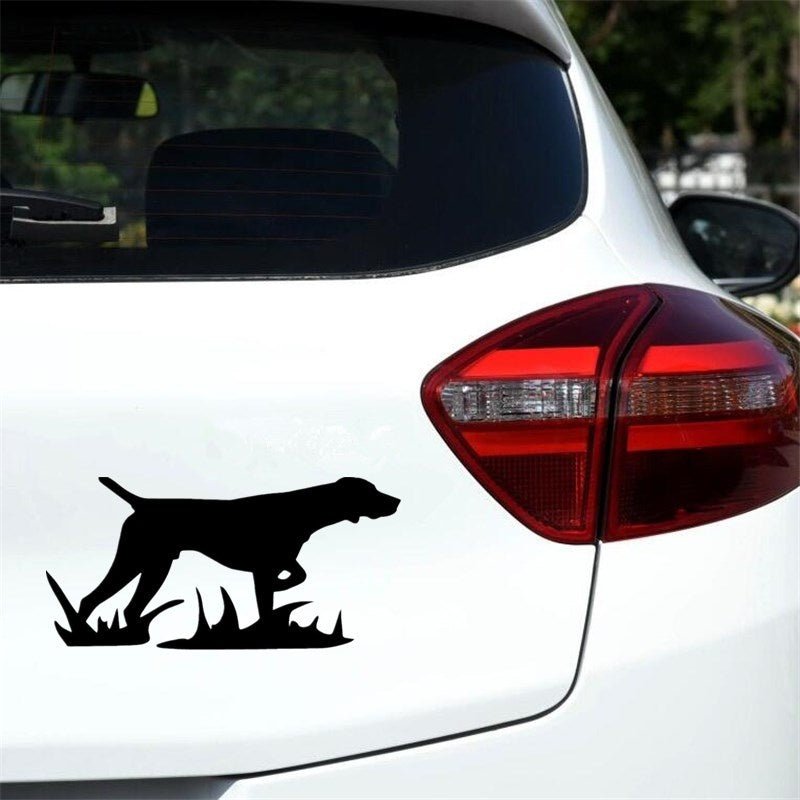 17.8cm*8.7cm Hunting Dogs Car Stickers Stylish Vivid Vinyl Decal Car Styling Bumper Accessories 6 Colors