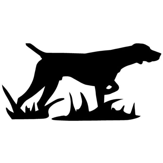 17.8cm*8.7cm Hunting Dogs Car Stickers Stylish Vivid Vinyl Decal Car Styling Bumper Accessories 6 Colors