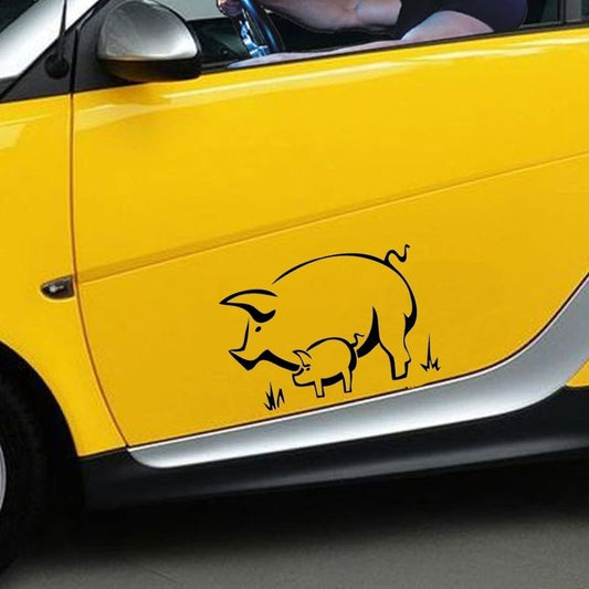 14.6*10cm Car Decal Personality Animal Pattern Car Accessories Home Decoration Window Sticker 6 Colors