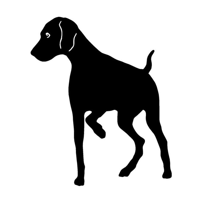 10.7cm*12.7cm Lovely Pointer Dog Vinyl Decal Creative Funny Animal Window Stickers Car Accessories