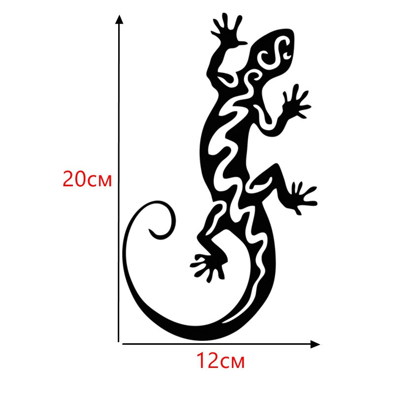 20cm*12cm Lizard Funny Car Sticker Vinyl Decal Car Styling Fashion Animal Decoration 6 Colors