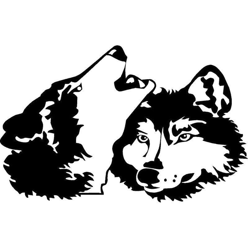 15CM*9.6CM Dog Animal Art Vinyl Decal Car Sticker Home Decoration Stickers
