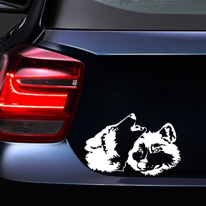 15CM*9.6CM Dog Animal Art Vinyl Decal Car Sticker Home Decoration Stickers