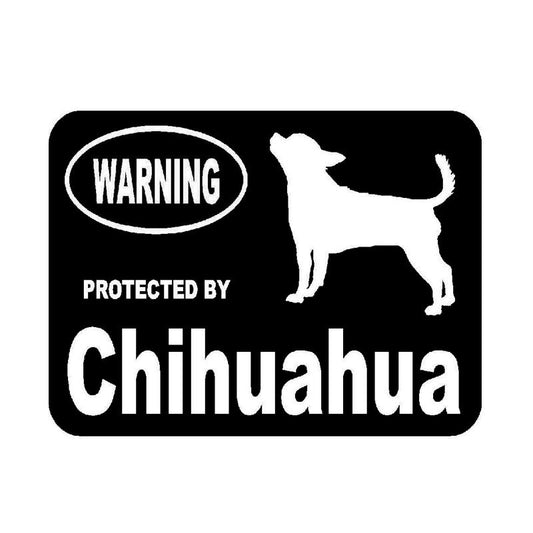 Creative Car Sticker Fashion By Chihuahua Protected Dog Animal Stickers Car Accessories Vinyl Decal