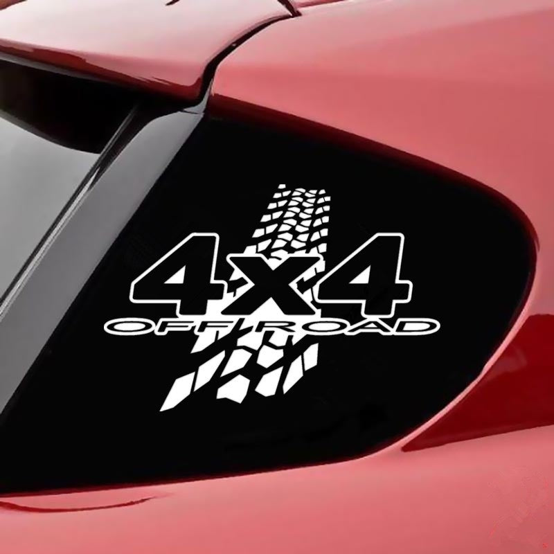 20cm*13.6cm NEW 4X4 OFF-ROAD Mud Funny Vinyl Decals Car Sticker Car-styling Decoration