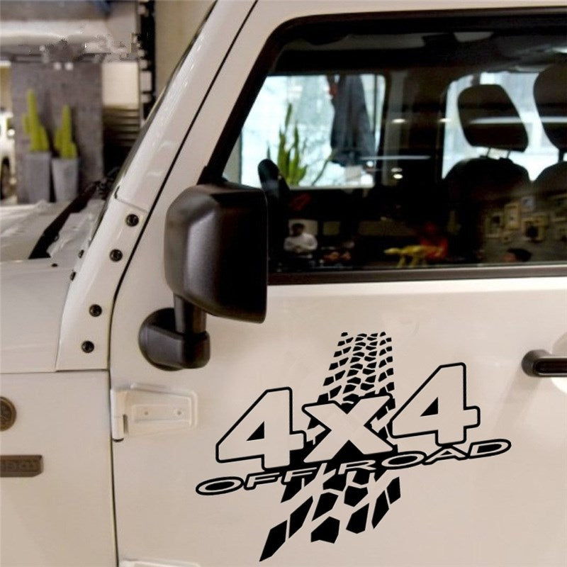 20cm*13.6cm NEW 4X4 OFF-ROAD Mud Funny Vinyl Decals Car Sticker Car-styling Decoration