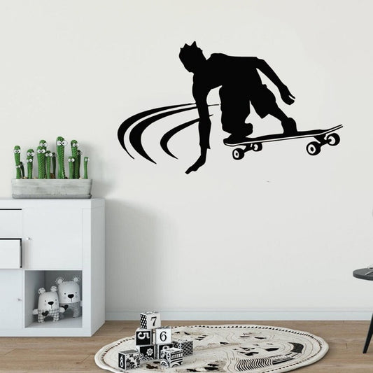 Sport Wall Sticker Home Bedroom Decoration Vinyl Window Decal Waterproof Car Sticker 6 Colors