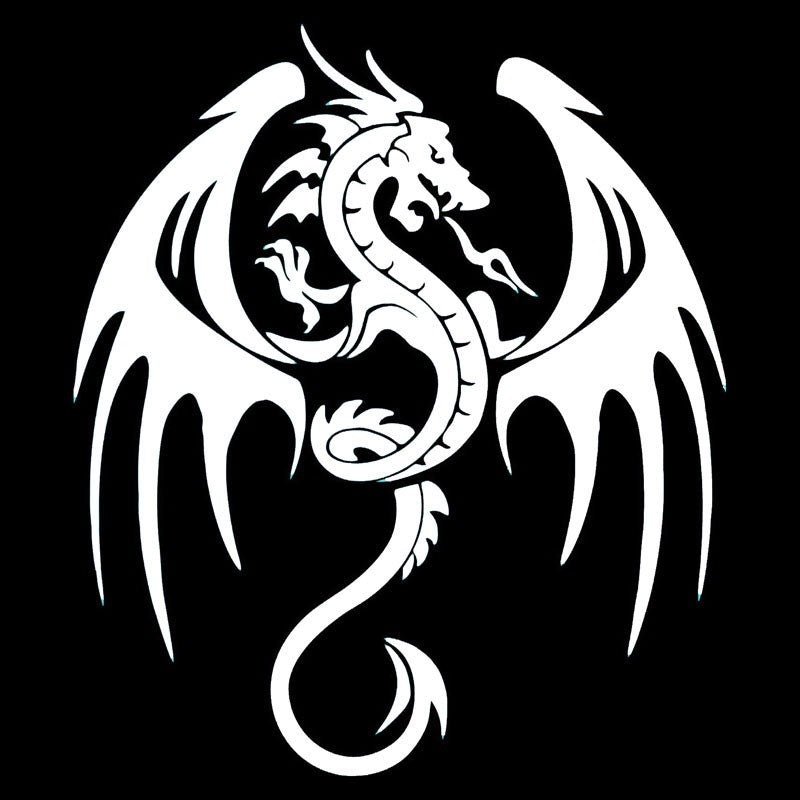 14.3cm*16.5cm Ancient Animal Dragon Stylish Car Accessories Vinyl Car Stickers and Decals