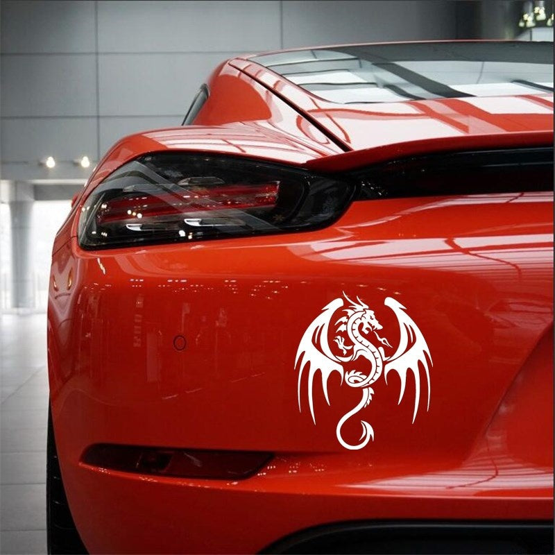 14.3cm*16.5cm Ancient Animal Dragon Stylish Car Accessories Vinyl Car Stickers and Decals