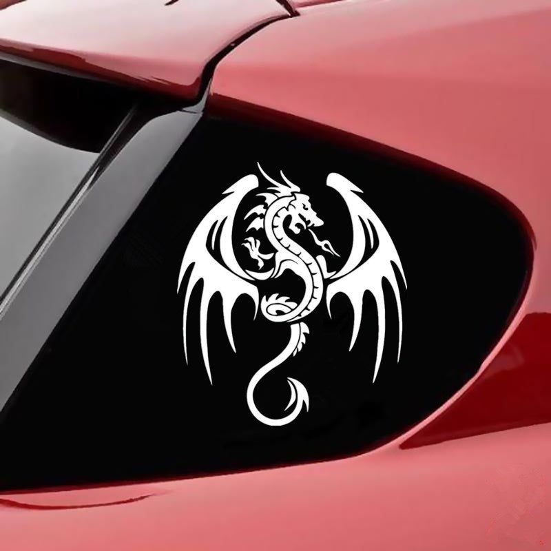14.3cm*16.5cm Ancient Animal Dragon Stylish Car Accessories Vinyl Car Stickers and Decals