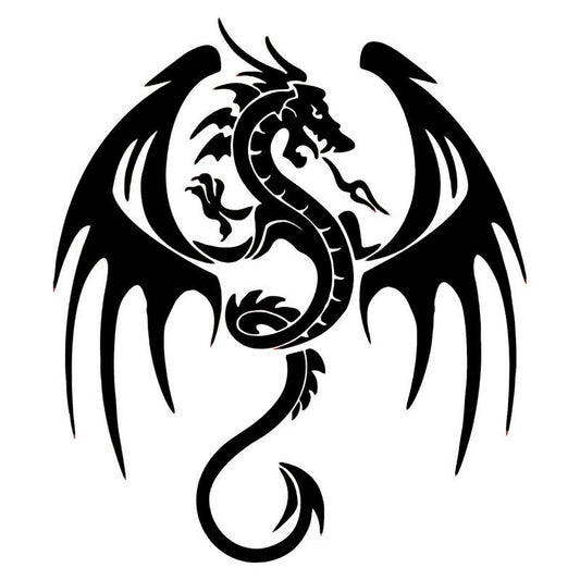 14.3cm*16.5cm Ancient Animal Dragon Stylish Car Accessories Vinyl Car Stickers and Decals