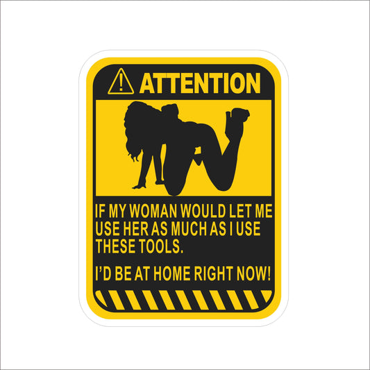 Warning Graffiti Sticker Funny Vinyl Decals for Car Wall Toolbox Laptop Bumper Window Decoration