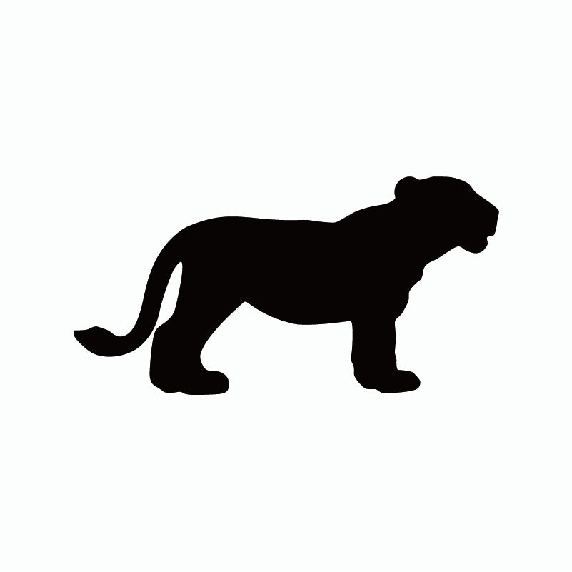 14cm*7.2cm Safari Lioness Car Sticker Creative Cartoon Lion Silhouette Home Decor Decal Laptop Auto Window Bumper Vinyl Decal Tablet XMAS Gifts