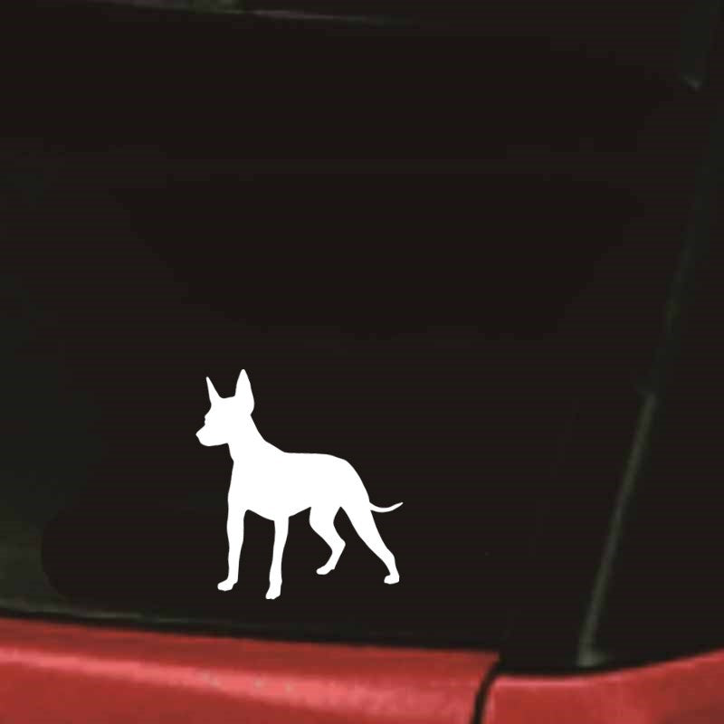 11.9cm*12.7cm Dog Creative Cartoon Car Body Decoration Decal Cute Animal Car Stickers