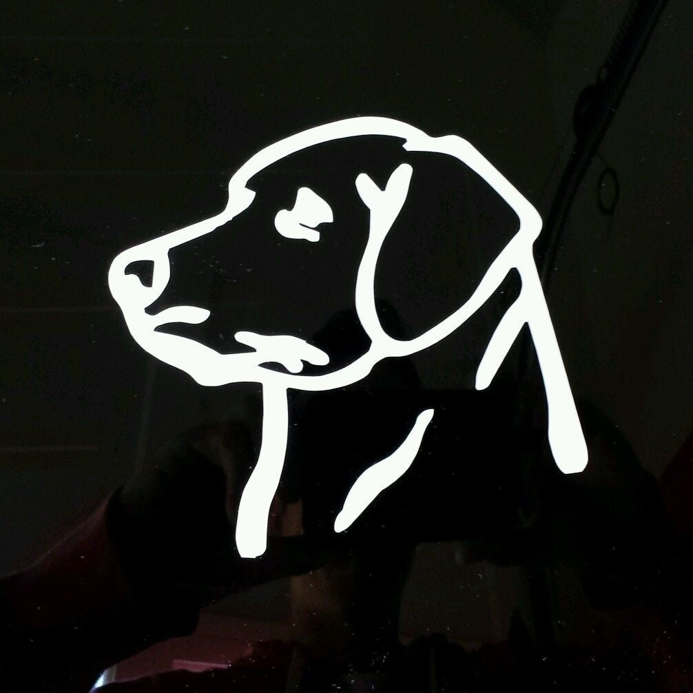 Lab Labrador Vinyl Car Window Decals Sticker I Love My Lab Dog Decal