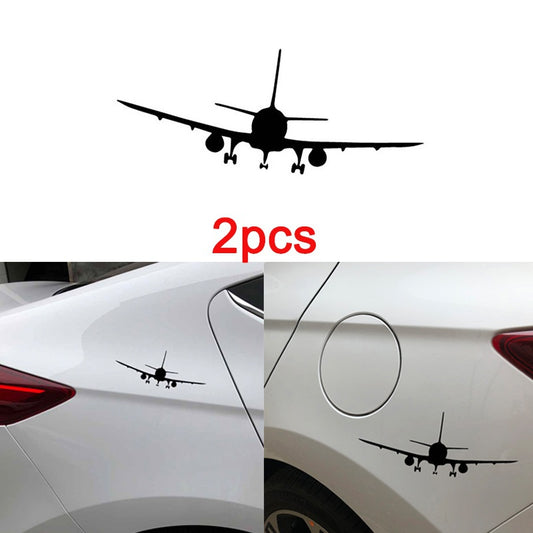 2PCS Cool Aircraft Airplane Vinyl Decal Wonderful Car Sticker
