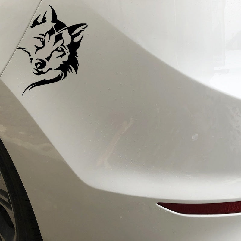 11.4cm*16.6cm Dog Decoration Car Sticker Accessories Vinyl Car Decal Waterproof Car Styling