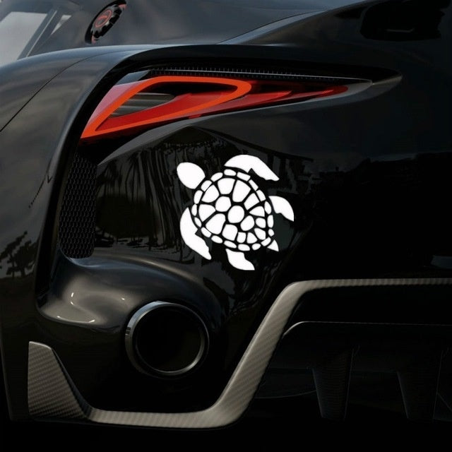 Sea Turtle Beach Hawaii Car Window Decal Truck Sticker
