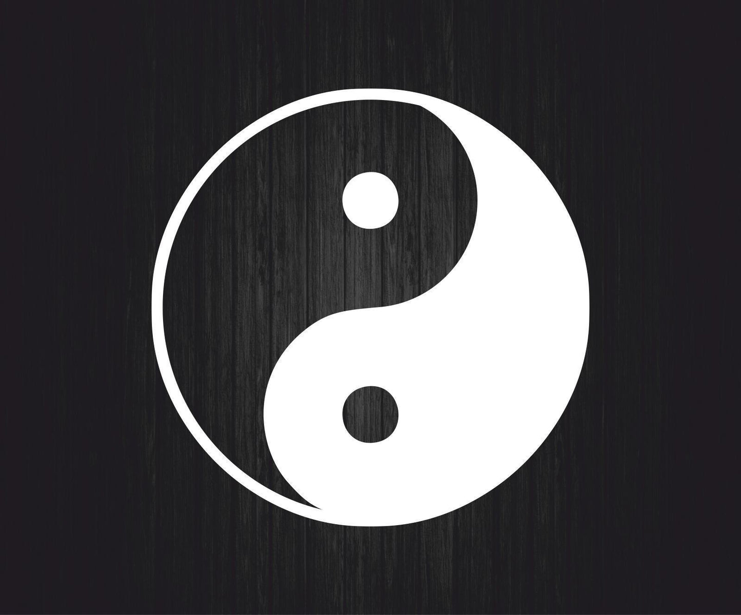 Ying Yang Car Bike Window Windscreen Body Panel Laptop Wall Decal Vinyl Sticker
