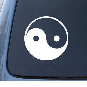 Ying Yang Car Bike Window Windscreen Body Panel Laptop Wall Decal Vinyl Sticker