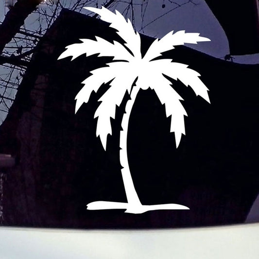 Ocean Beach Palm Tree Car Stickers