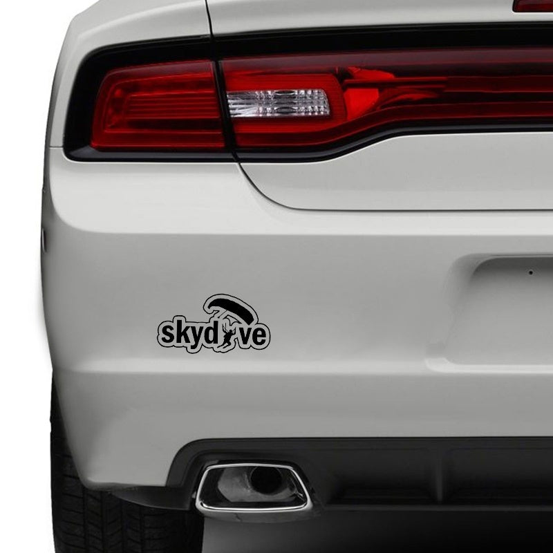 15.7cm*8.4cm Vinyl High Quality Car Sticker Interesting Skydive Extreme Movement Decoration Silhouette 6 Colors