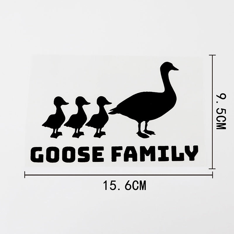 15.6cm*9.5cm Car and Motorcycle Fashion Decal Funny Animal Pattern Personality Stickers Car Window Door Decoration